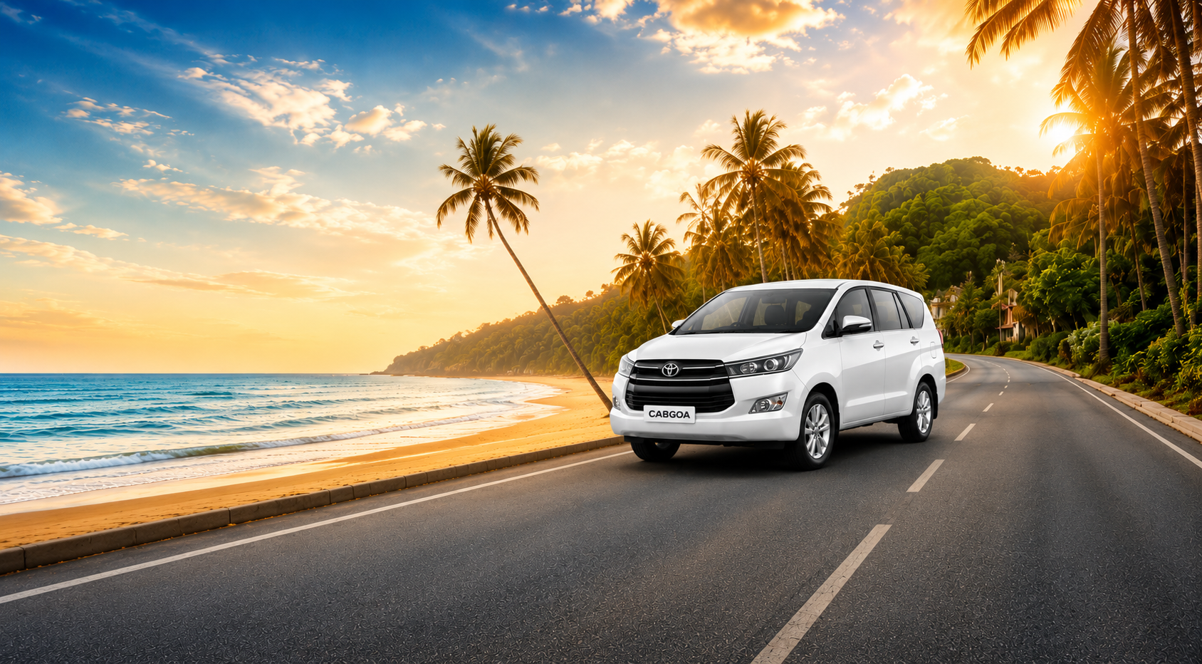 Goa taxi service premium SUV Innova Crysta booking